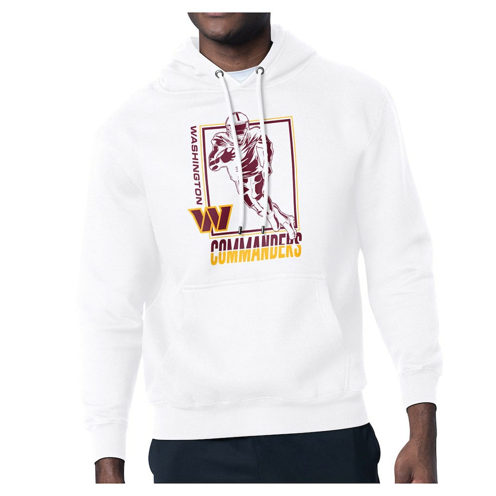 Washington Commanders Starter Player Grid Pullover Hoodie - White - NFL
