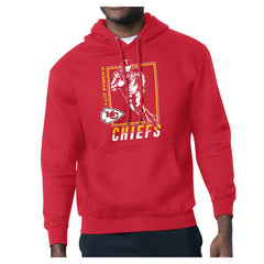 Kansas City Chiefs Starter Player Grid Pullover Hoodie - Red - NFL