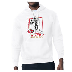 San Francisco 49ers Starter Player Grid Pullover Hoodie - White - NFL