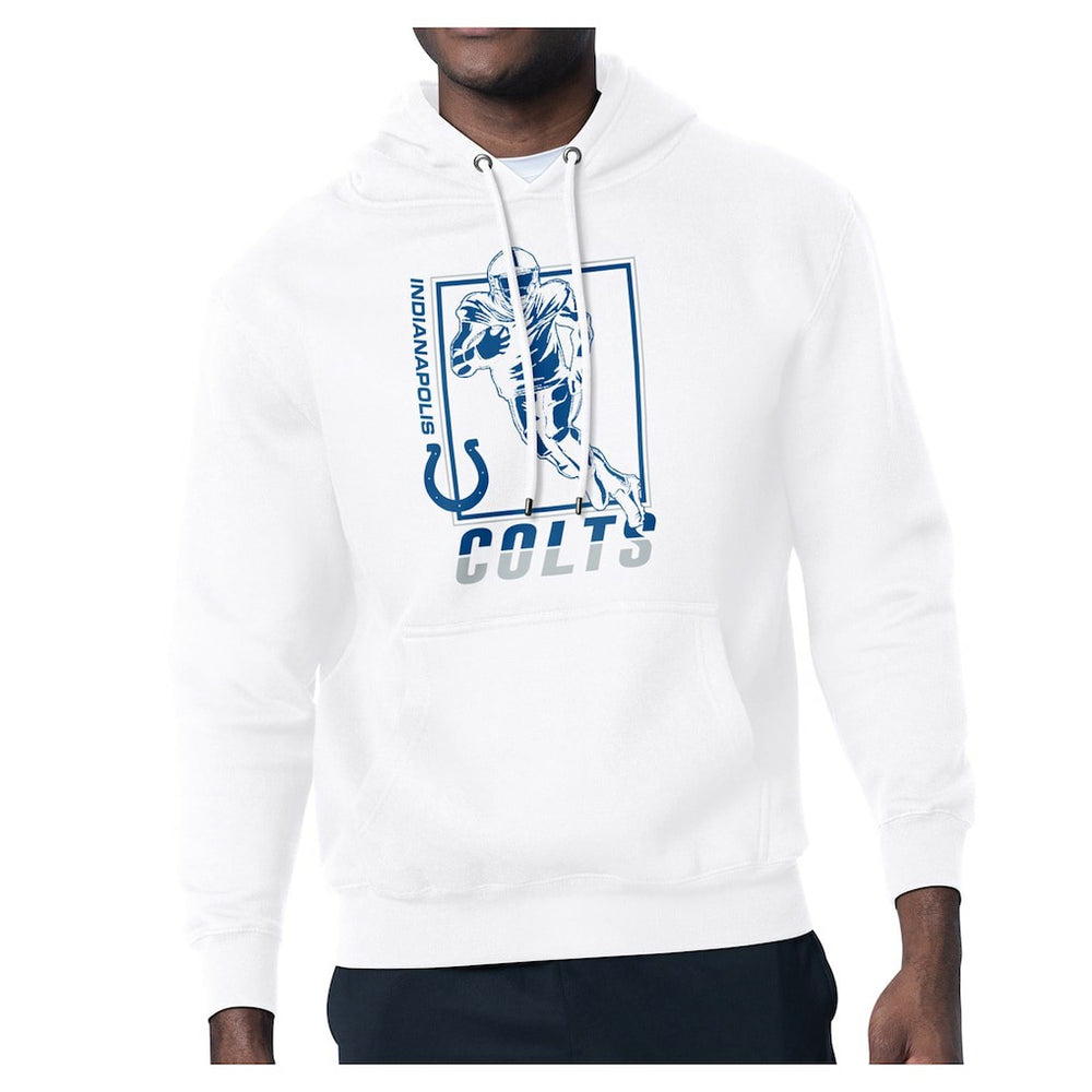 Indianapolis Colts Starter Player Grid Pullover Hoodie - White - NFL