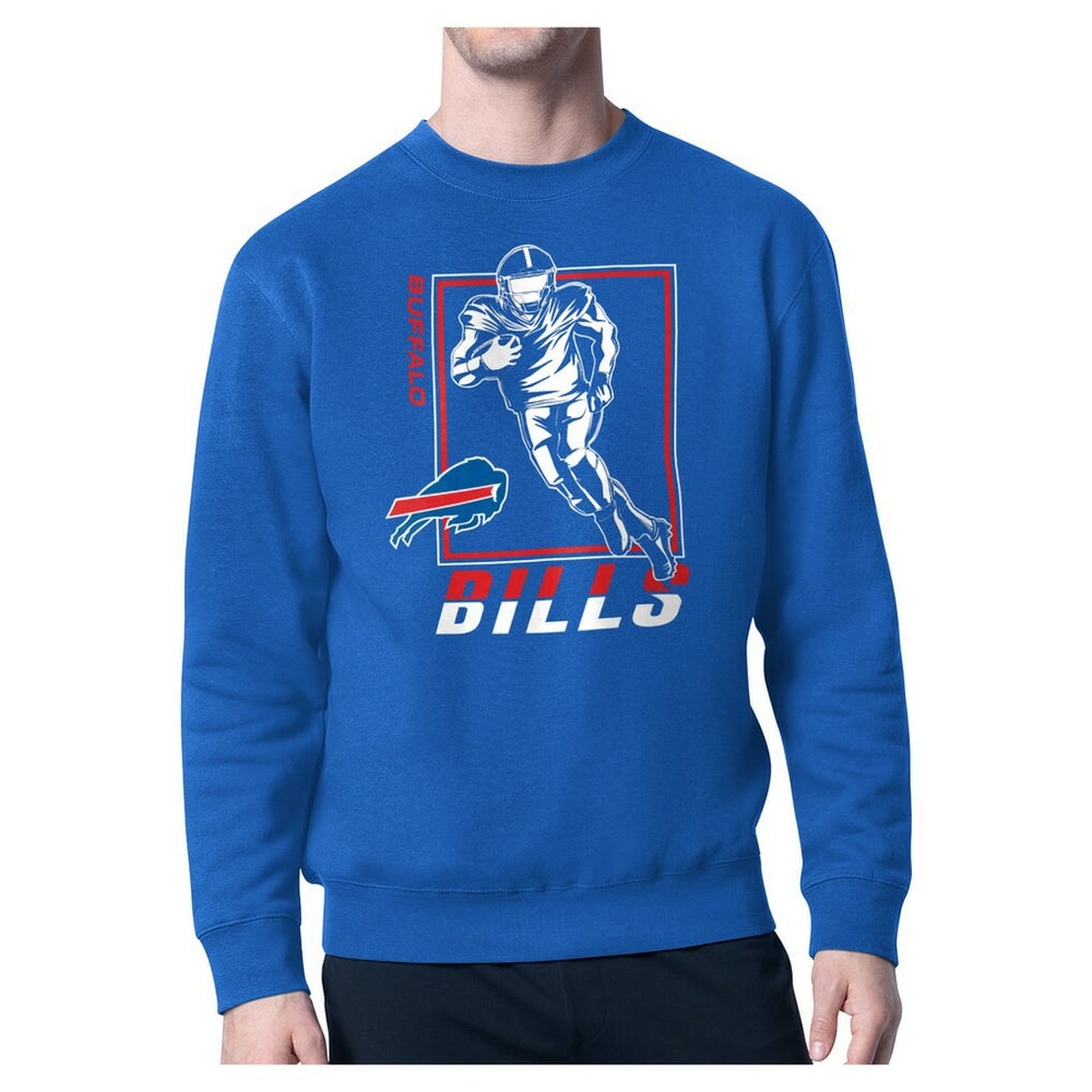 Buffalo Bills Starter Player Grid Pullover Sweatshirt - Royal - NFL