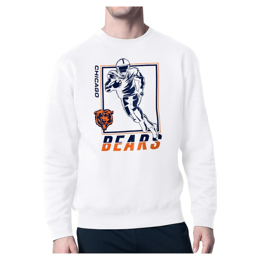 Chicago Bears Starter Player Grid Pullover Sweatshirt - White - NFL