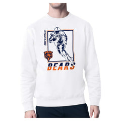 Chicago Bears Starter Player Grid Pullover Sweatshirt - White - NFL