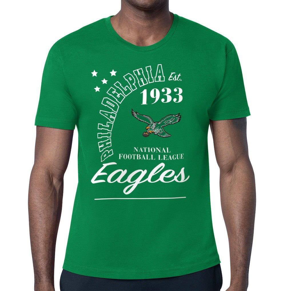 Philadelphia Eagles Starter Arch City Retro Logo T-Shirt - Kelly Green - NFL
