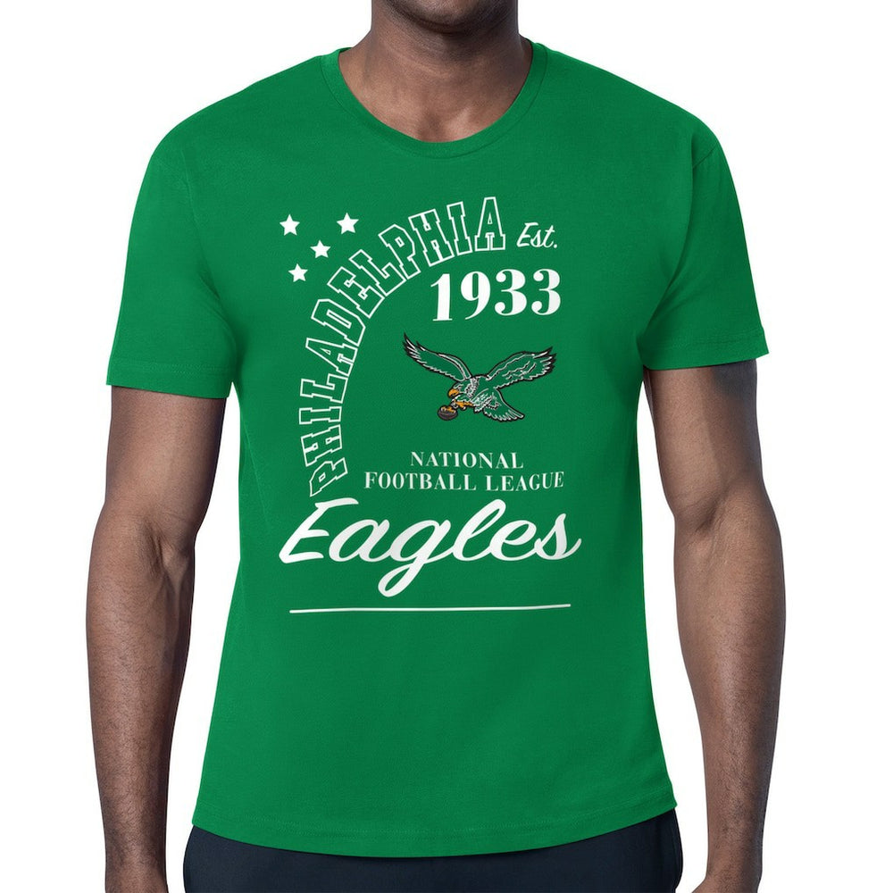 Philadelphia Eagles Starter Arch City Retro Logo T-Shirt - Kelly Green - NFL