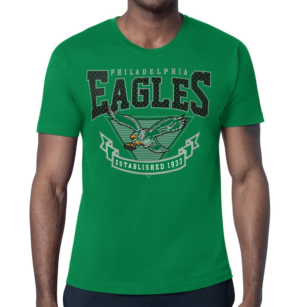 Philadelphia Eagles Starter ‘80s Inspired Retro Logo T-Shirt - Kelly Green - NFL