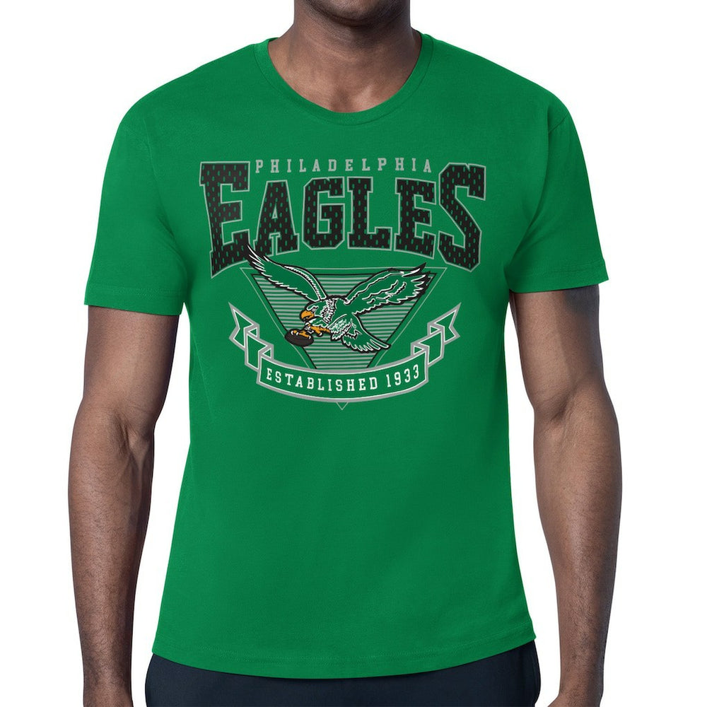 Philadelphia Eagles Starter ‘80s Inspired Retro Logo T-Shirt - Kelly Green - NFL