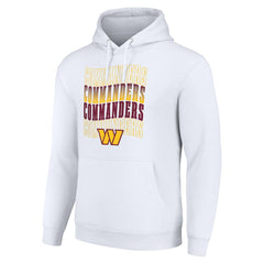 Washington Commanders Starter Four Team Name Logo Fleece Pullover Hoodie - White - NFL