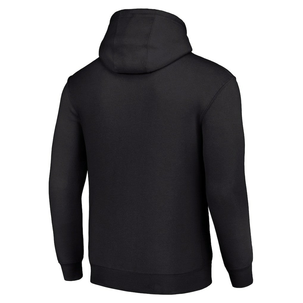 Baltimore Ravens Starter Four Team Name Logo Fleece Pullover Hoodie - Black - NFL