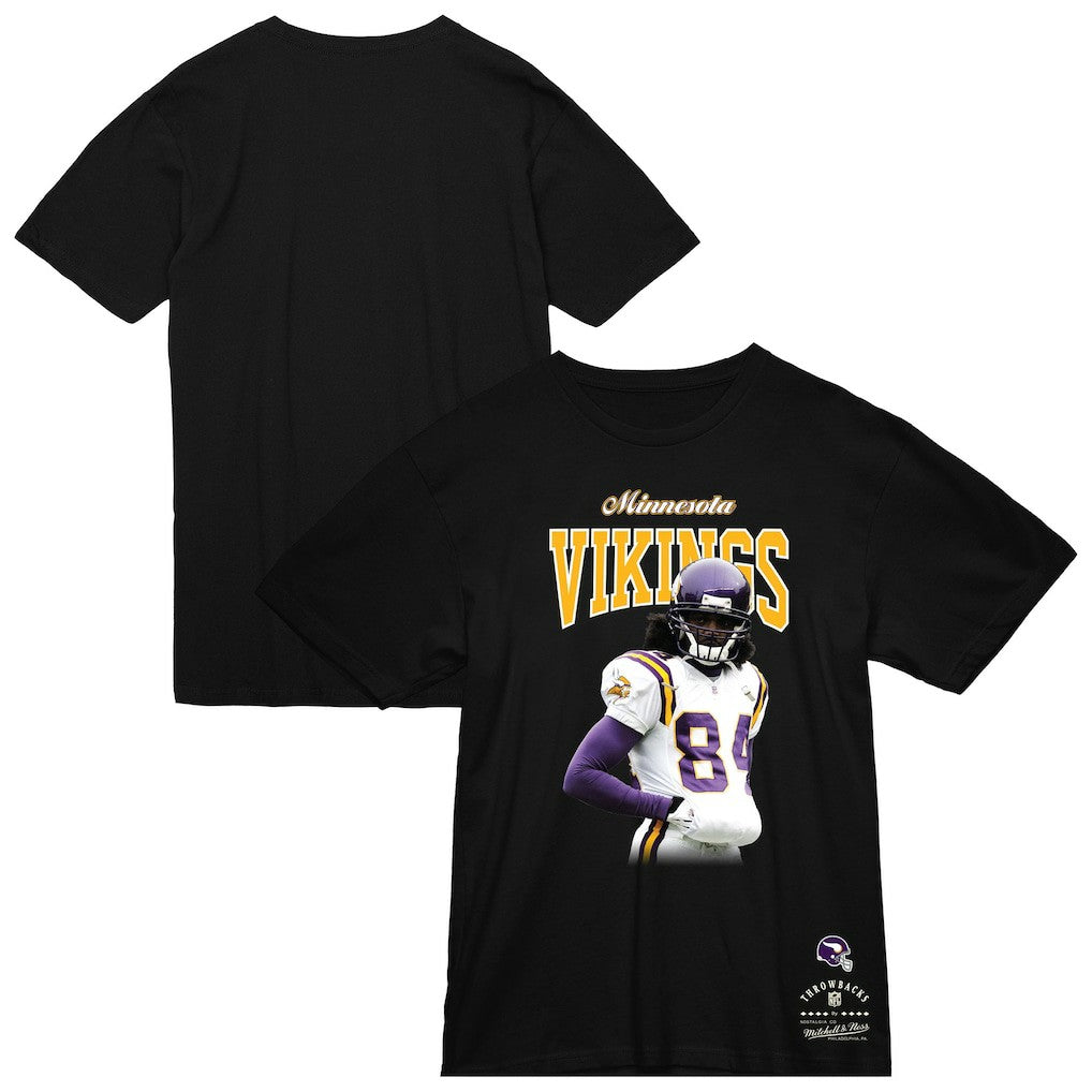 Randy Moss Minnesota Vikings Sideline Retired Player T-Shirt - Black - Mitchell & Ness