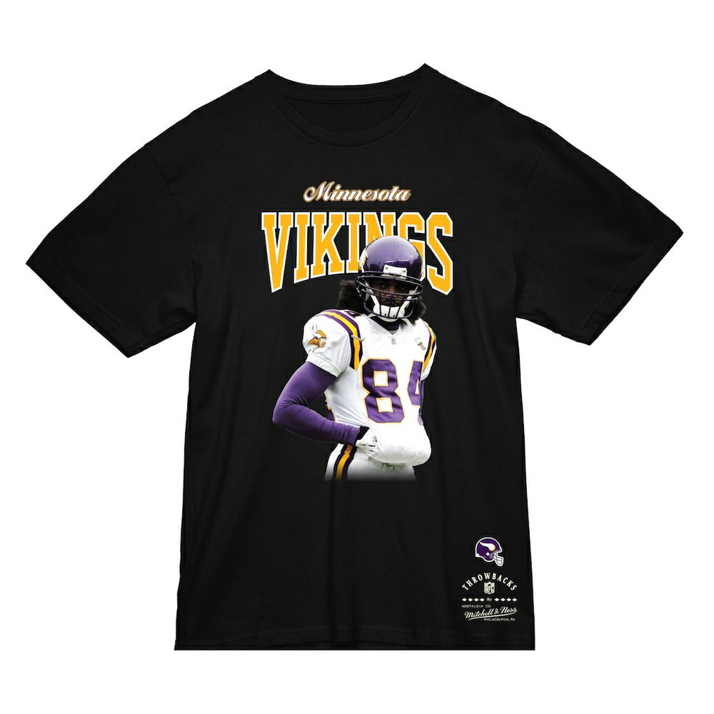 Randy Moss Minnesota Vikings Sideline Retired Player T-Shirt - Black - Mitchell & Ness