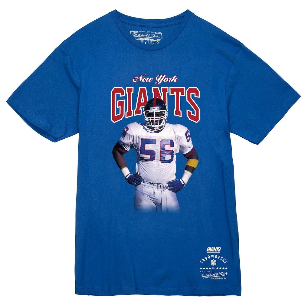 Lawrence Taylor New York Giants Sideline Retired Player T-Shirt - Royal - Mitchell & Ness