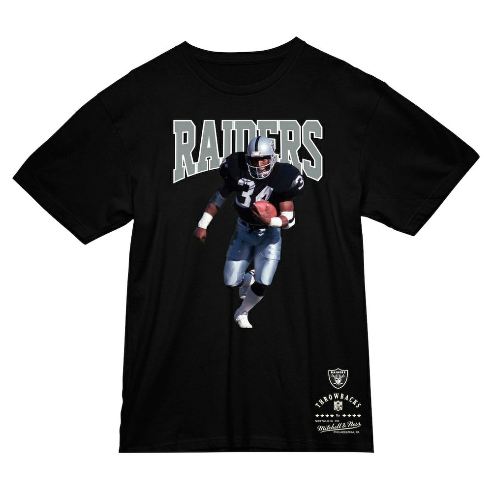 Bo Jackson Las Vegas Raiders Sideline Retired Player T-Shirt - Black - Mitchell & Ness