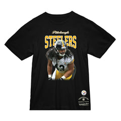 Troy Polamalu Pittsburgh Steelers Sideline Retired Player T-Shirt - Black - Mitchell & Ness