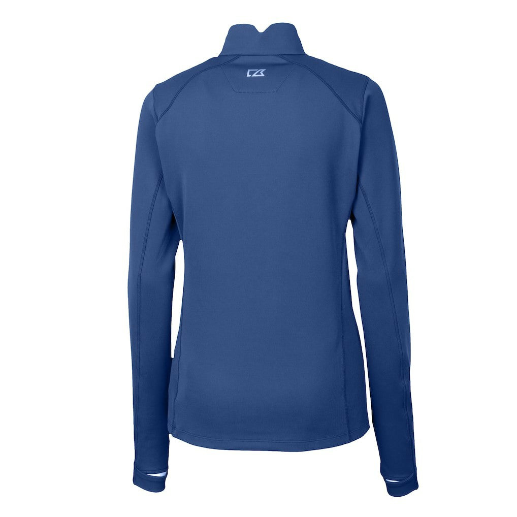 Buffalo Bills Cutter & Buck Women's Traverse Stretch Quarter-Zip Pullover Top - Royal - NFL