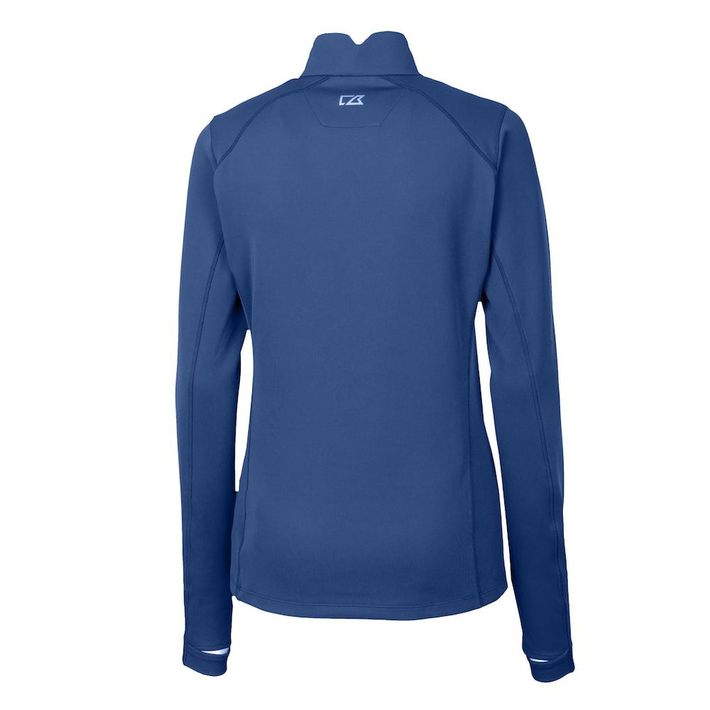 Buffalo Bills Cutter & Buck Women's Traverse Stretch Quarter-Zip Pullover Top - Royal - NFL