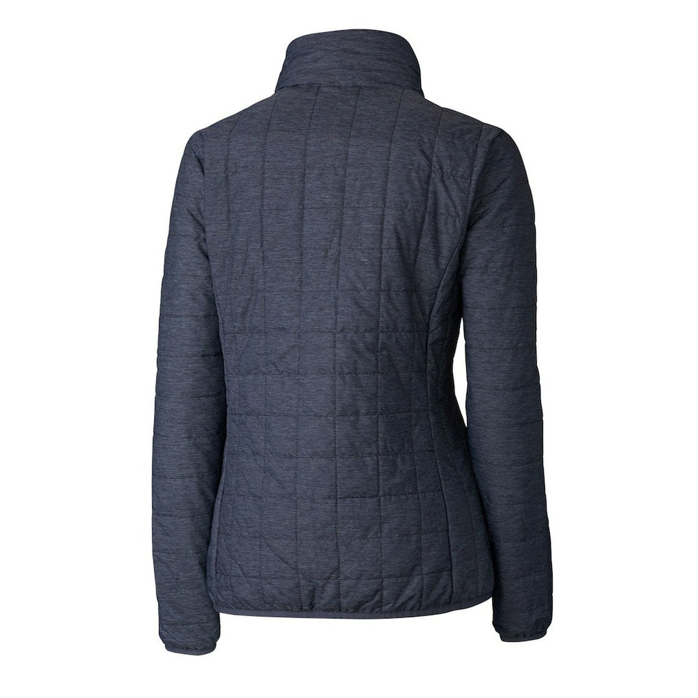 Denver Broncos Cutter & Buck Women's Rainier PrimaLoft Eco Insulated Full-Zip Puffer Jacket - Navy - NFL