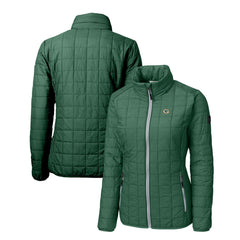 Green Bay Packers Cutter & Buck Women's Rainier PrimaLoft Eco Insulated Full-Zip Puffer Jacket - Green - NFL