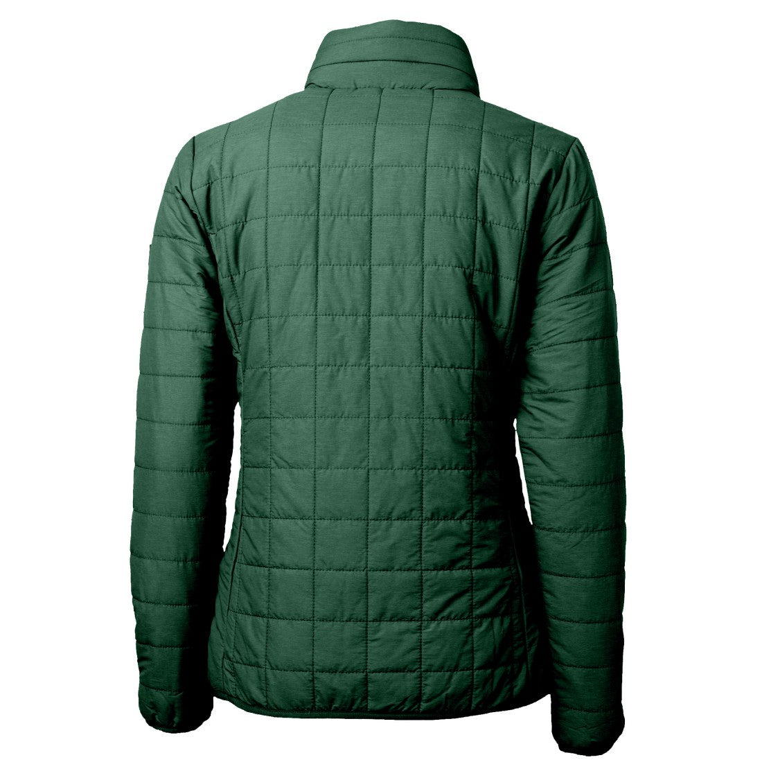 Green Bay Packers Cutter & Buck Women's Rainier PrimaLoft Eco Insulated Full-Zip Puffer Jacket - Green - NFL