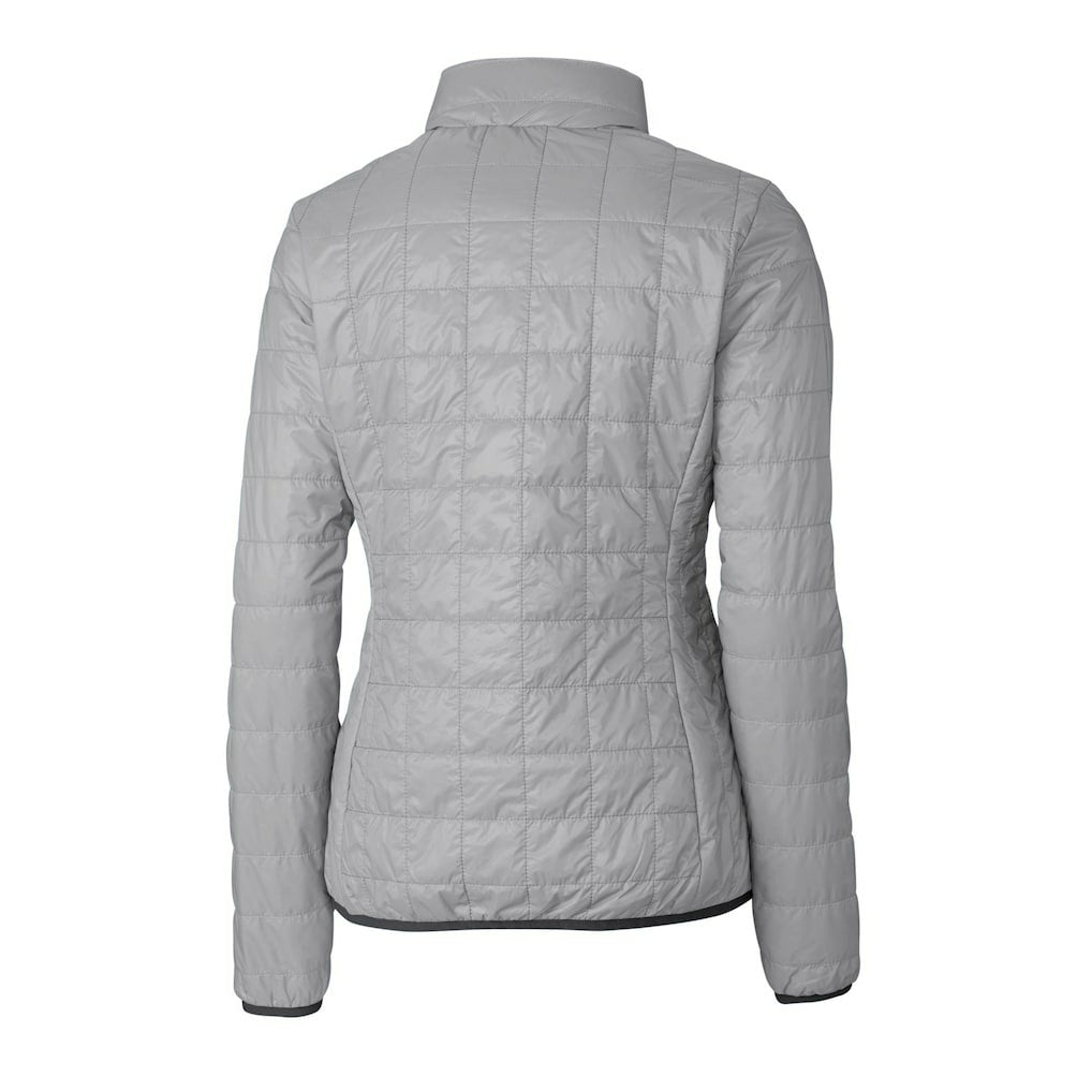 Minnesota Vikings Cutter & Buck Women's Rainier PrimaLoft Eco Insulated Full-Zip Puffer Jacket - Gray - NFL