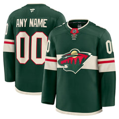 Minnesota Wild Fanatics Home Premium Custom Jersey - Green | Fanatics Clearance