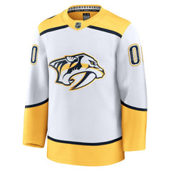 Nashville Predators Fanatics Away Premium Custom Jersey - White | Fanatics Lifestyle