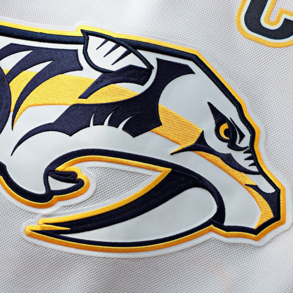Nashville Predators Fanatics Away Premium Custom Jersey - White | Fanatics Lifestyle