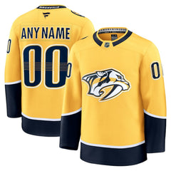 Nashville Predators Fanatics Home Premium Custom Jersey - Gold | Fanatics discount