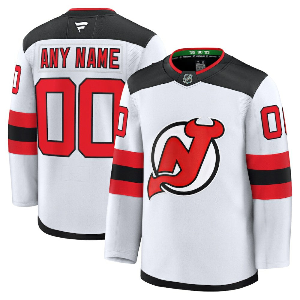 New Jersey Devils Fanatics Away Premium Custom Jersey - White | Fanatics near me