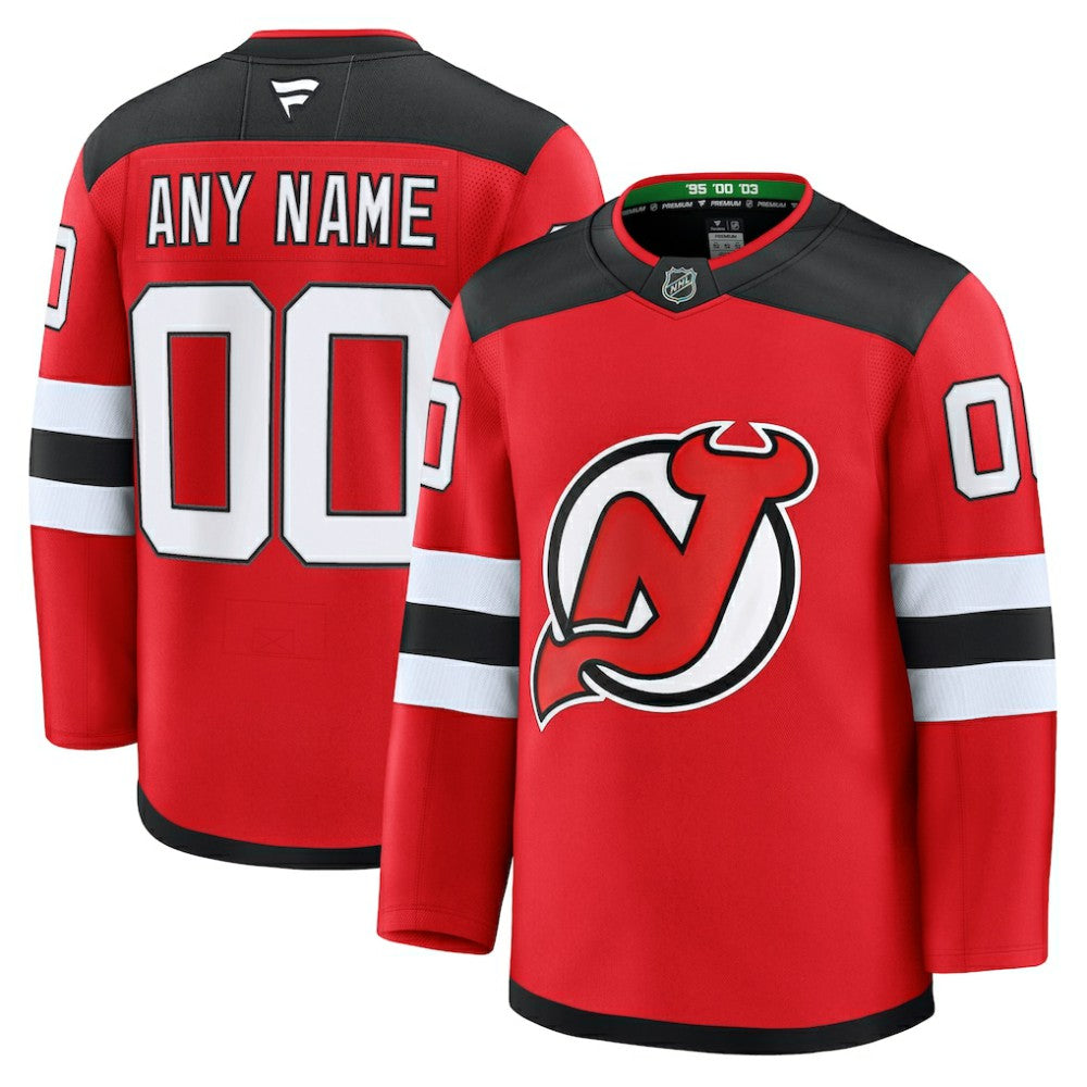 New Jersey Devils Fanatics Home Premium Custom Jersey - Red | Fanatics near me