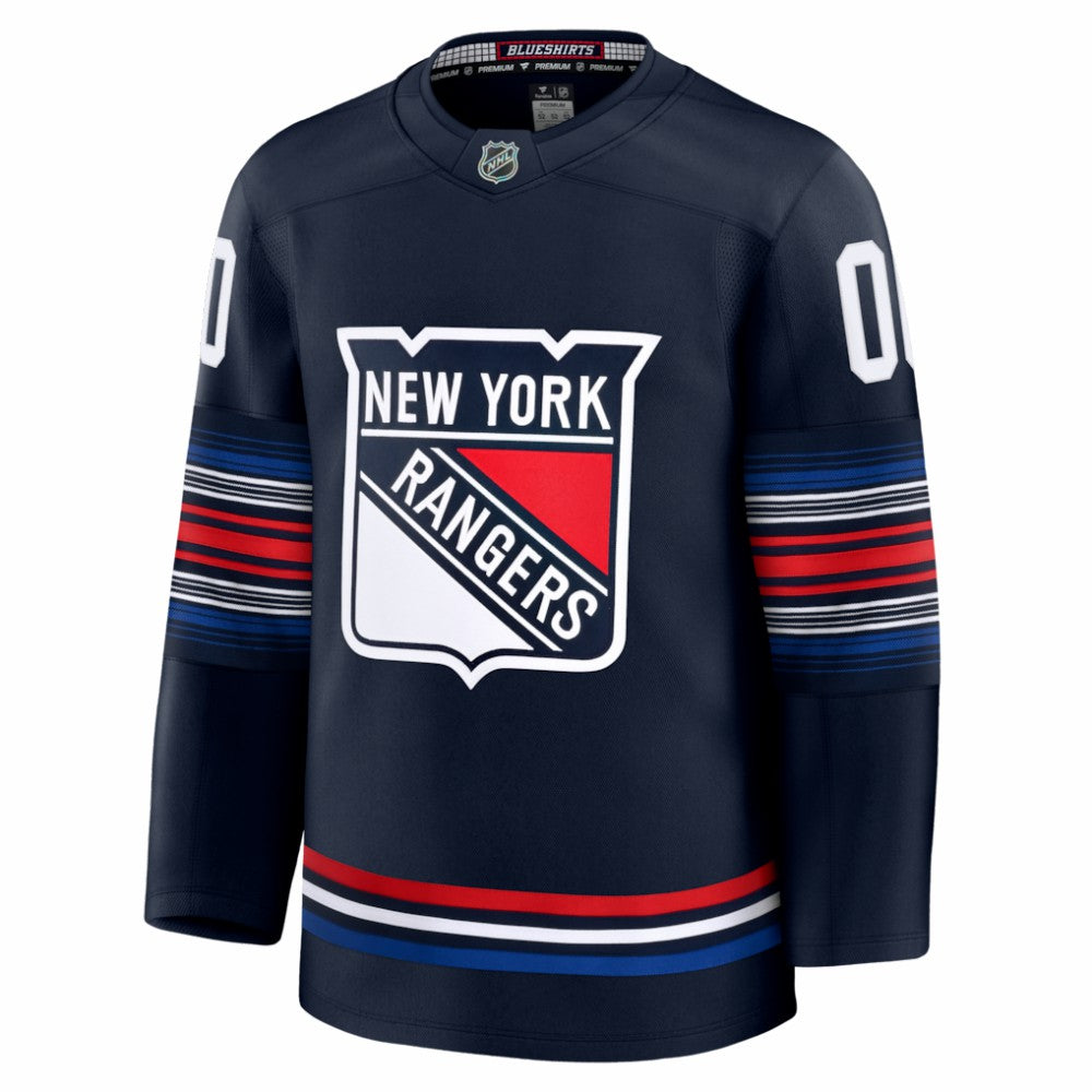 New York Rangers Fanatics Alternate Premium Custom Jersey - Navy | Fanatics online