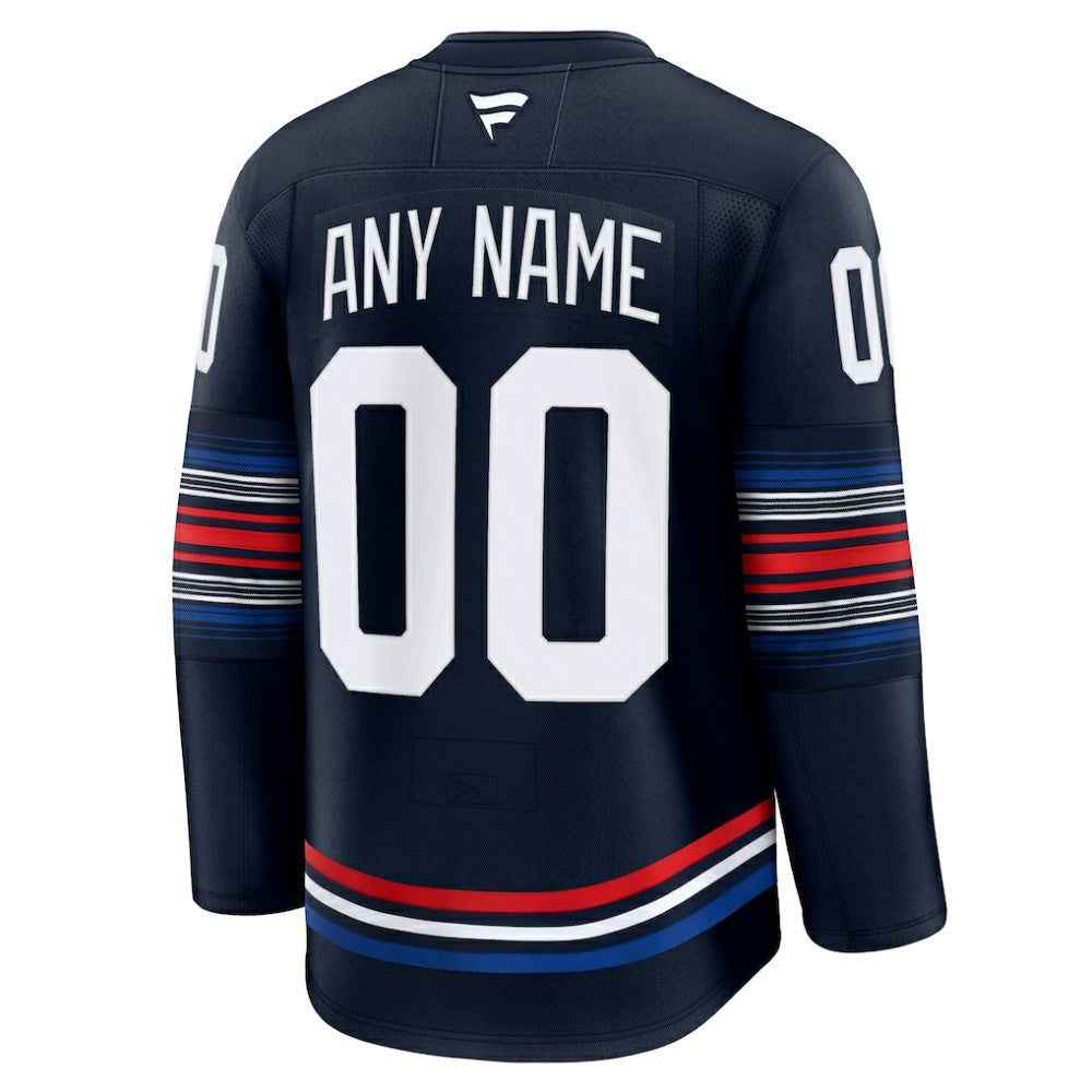 New York Rangers Fanatics Alternate Premium Custom Jersey - Navy | Fanatics online