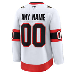 Ottawa Senators Fanatics Away Premium Custom Jersey - White | Fanatics Lifestyle