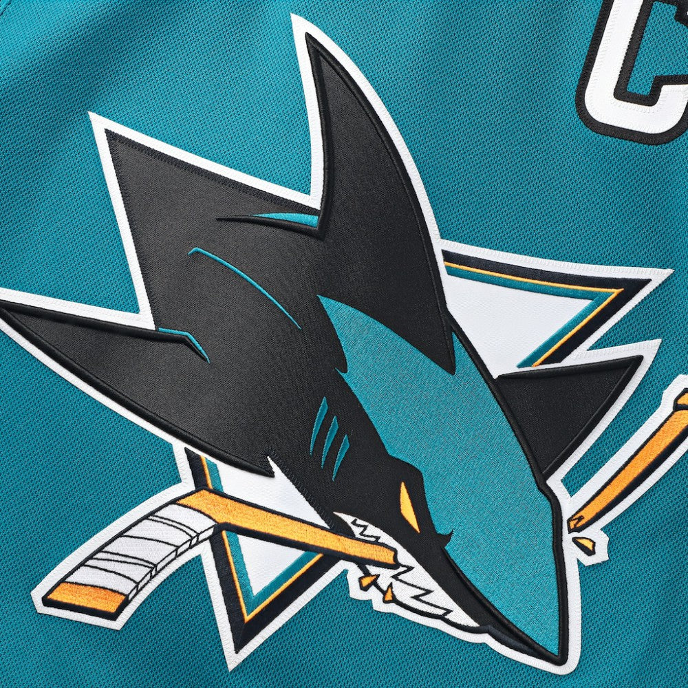 San Jose Sharks Fanatics Home Premium Custom Jersey - Teal | Fanatics Lifestyle