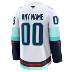 Seattle Kraken Fanatics Away Premium Custom Jersey - White | Fanatics sale