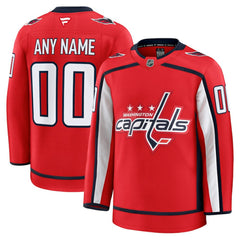 Washington Capitals Fanatics Home Premium Custom Jersey - Red | Fanatics Clearance