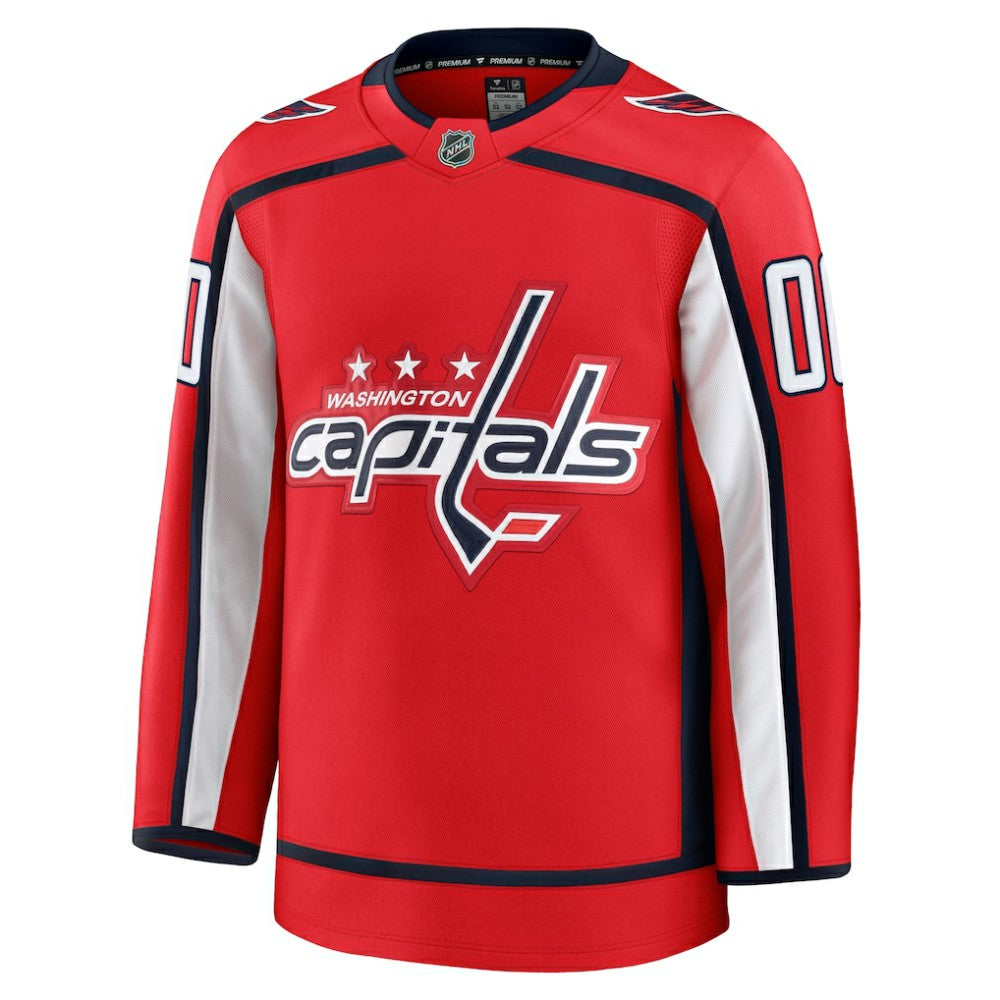 Washington Capitals Fanatics Home Premium Custom Jersey - Red | Fanatics Clearance