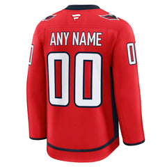 Washington Capitals Fanatics Home Premium Custom Jersey - Red | Fanatics Clearance