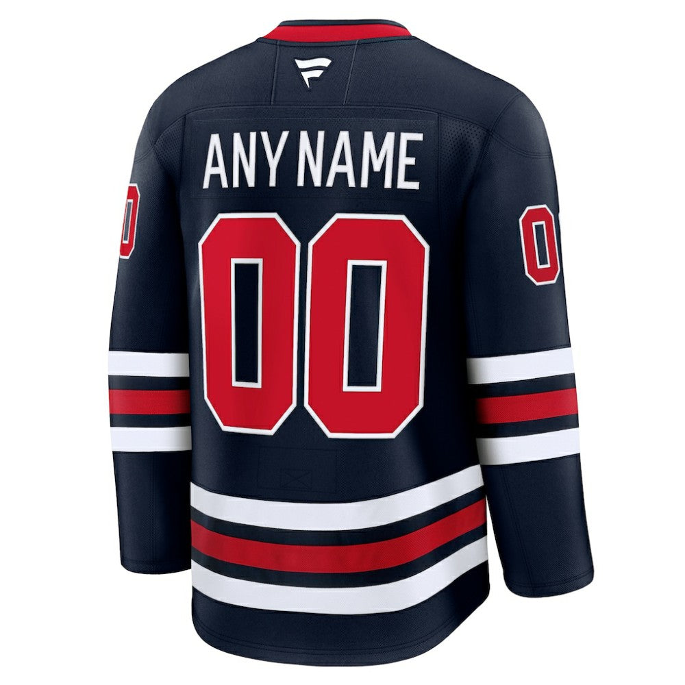 Winnipeg Jets Fanatics Alternate Premium Custom Jersey - Navy | Fanatics on sale