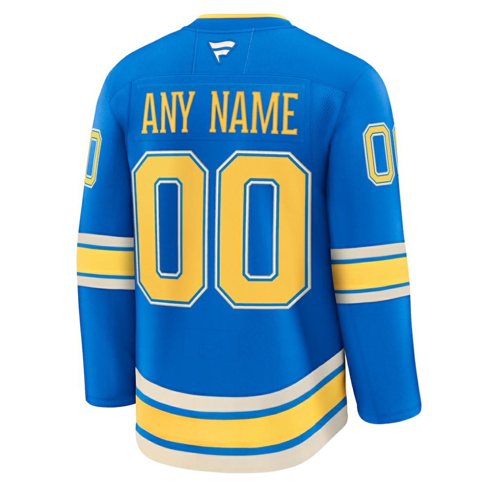 St. Louis Blues Fanatics Alternate Premium Custom Jersey - Blue | Fanatics near me