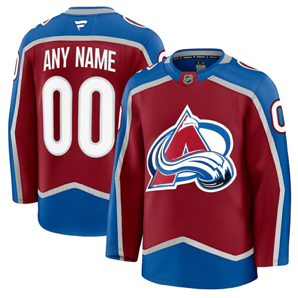 Colorado Avalanche Fanatics Home Premium Custom Jersey - Burgundy | Fanatics sale