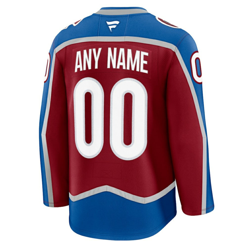 Colorado Avalanche Fanatics Home Premium Custom Jersey - Burgundy | Fanatics sale