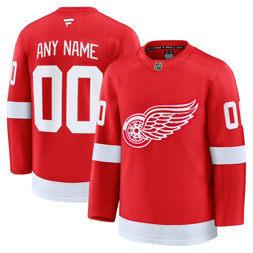 Detroit Red Wings Fanatics Home Premium Custom Jersey - Red | Fanatics near me