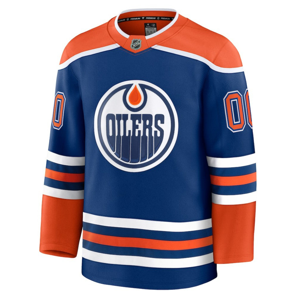 Edmonton Oilers Fanatics Home Premium Custom Jersey - Royal | Fanatics discount
