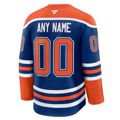 Edmonton Oilers Fanatics Home Premium Custom Jersey - Royal | Fanatics discount