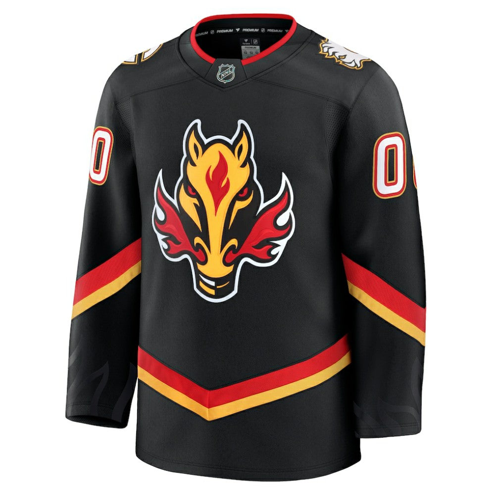 Calgary Flames Fanatics Alternate Premium Custom Jersey - Black | Fanatics on sale