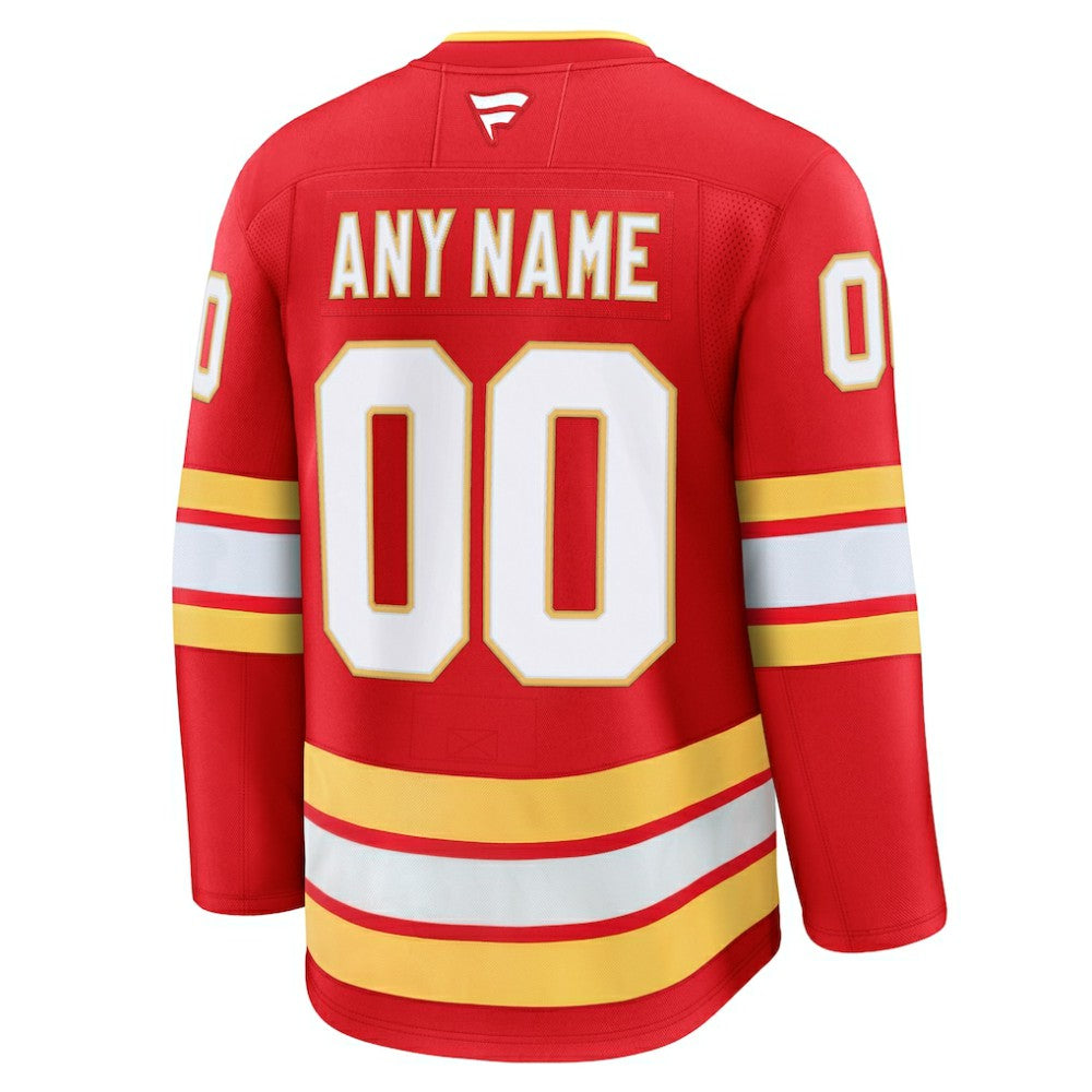 Calgary Flames Fanatics Home Premium Custom Jersey - Red | Fanatics online
