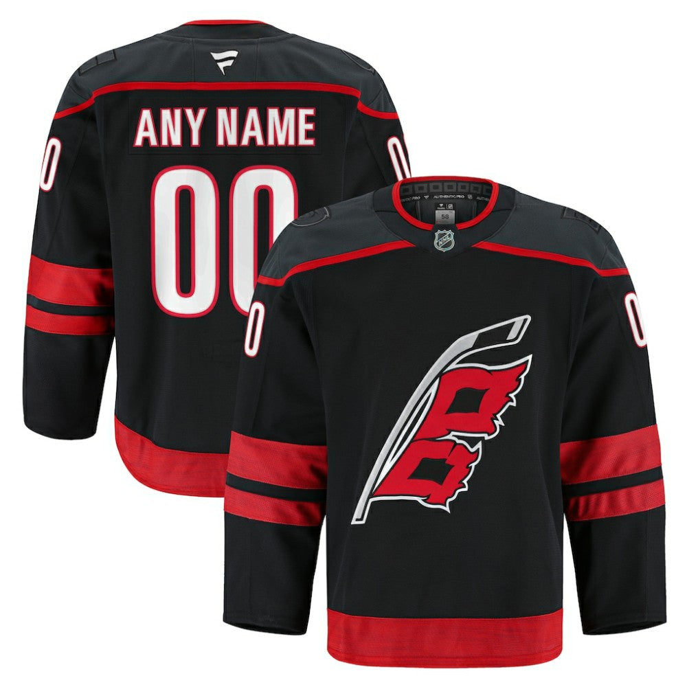 Carolina Hurricanes Fanatics Home Authentic Pro Custom Jersey - Black | Fanatics on sale
