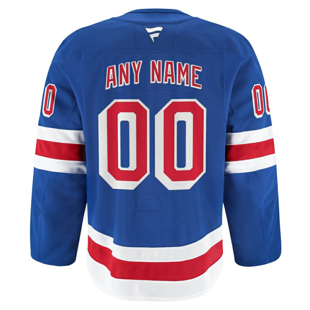 New York Rangers Fanatics Home Authentic Pro Custom Jersey - Royal | Fanatics discount