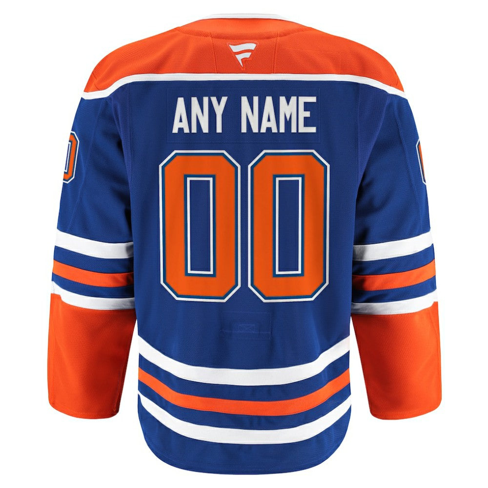 Edmonton Oilers Fanatics Home Authentic Pro Custom Jersey - Royal | Fanatics online
